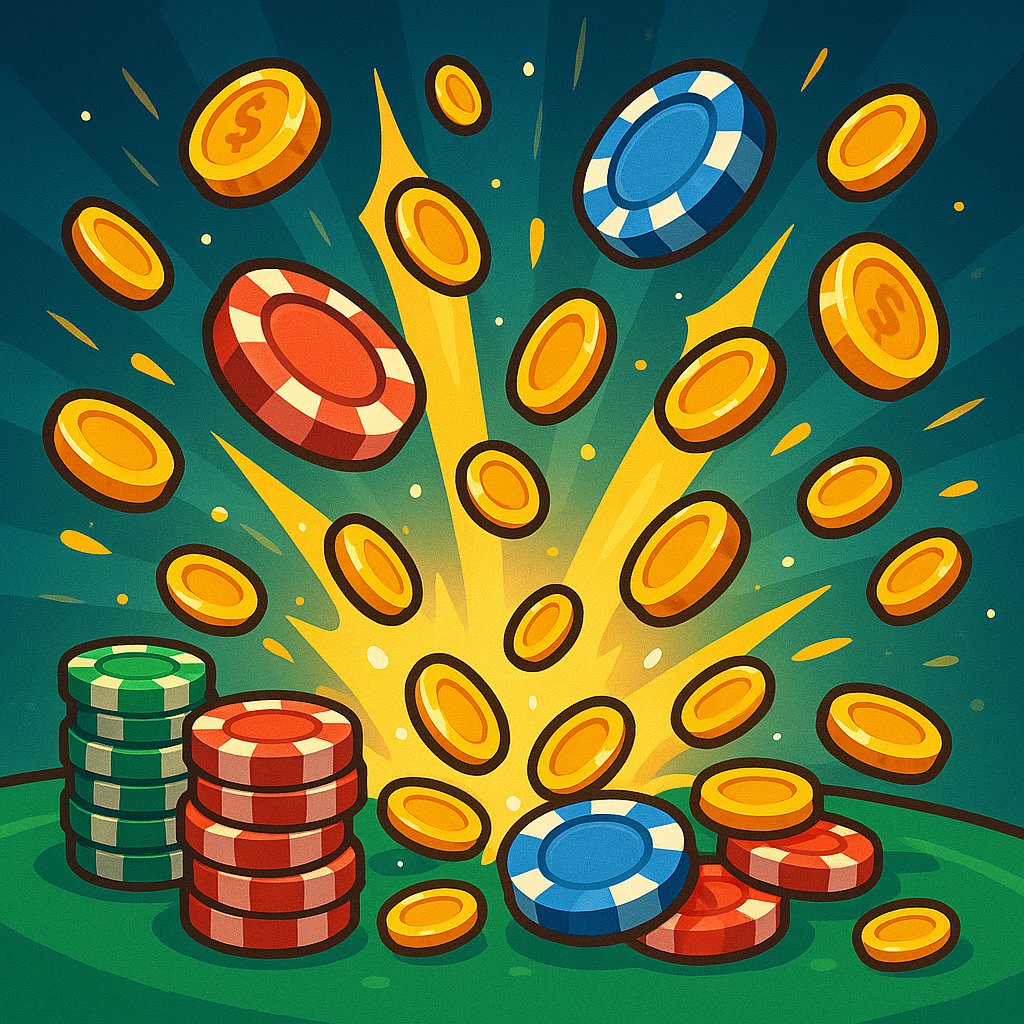 Live chat window showing player interaction during a Casino Hold'em session